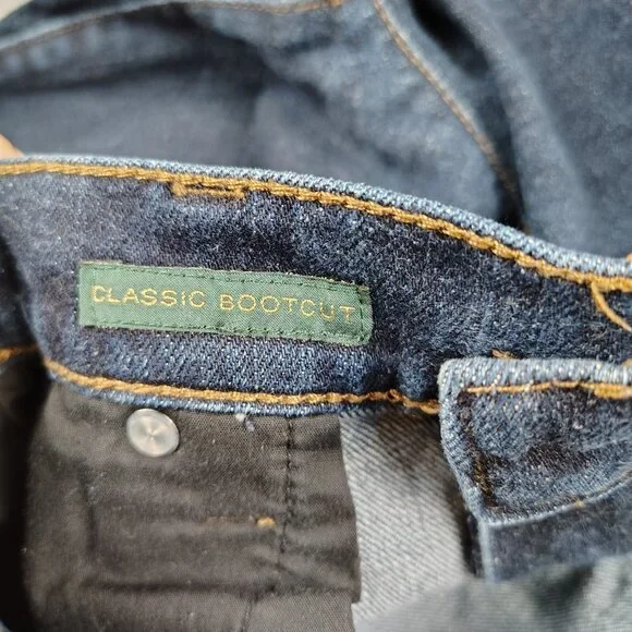 Lauren Ralph Lauren Classic Bootcut Dark Denim Jeans sz 8 - Picture 5 of 9